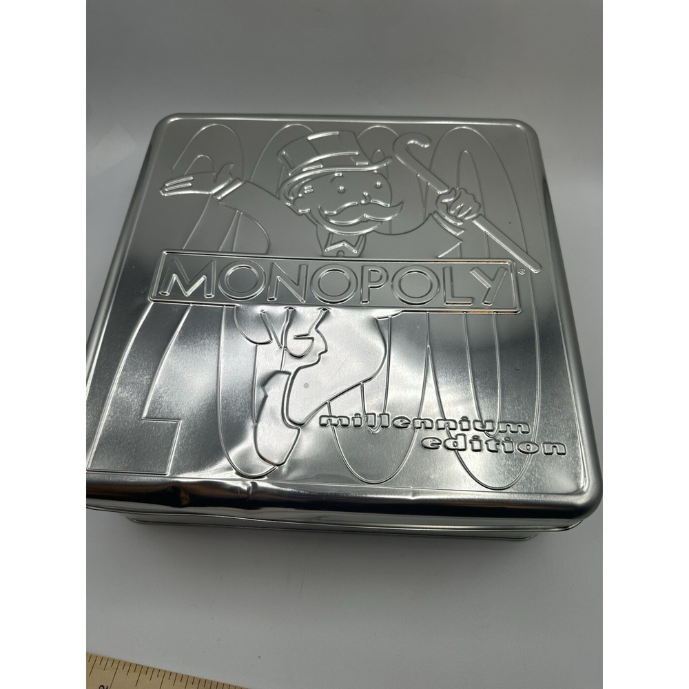Monopoly Millennium Edition Vintage Parker Brothers Complete In‎ Collector's Tin